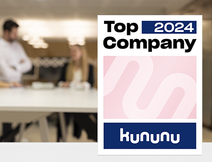 Honored with the Kununu Top Company Award 2024