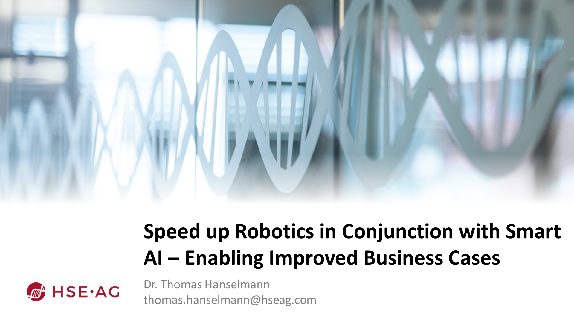 Video: Robotik in Verbindung mit intelligenter KI beschleunigen - Verbesserte Business Cases ermöglichen
