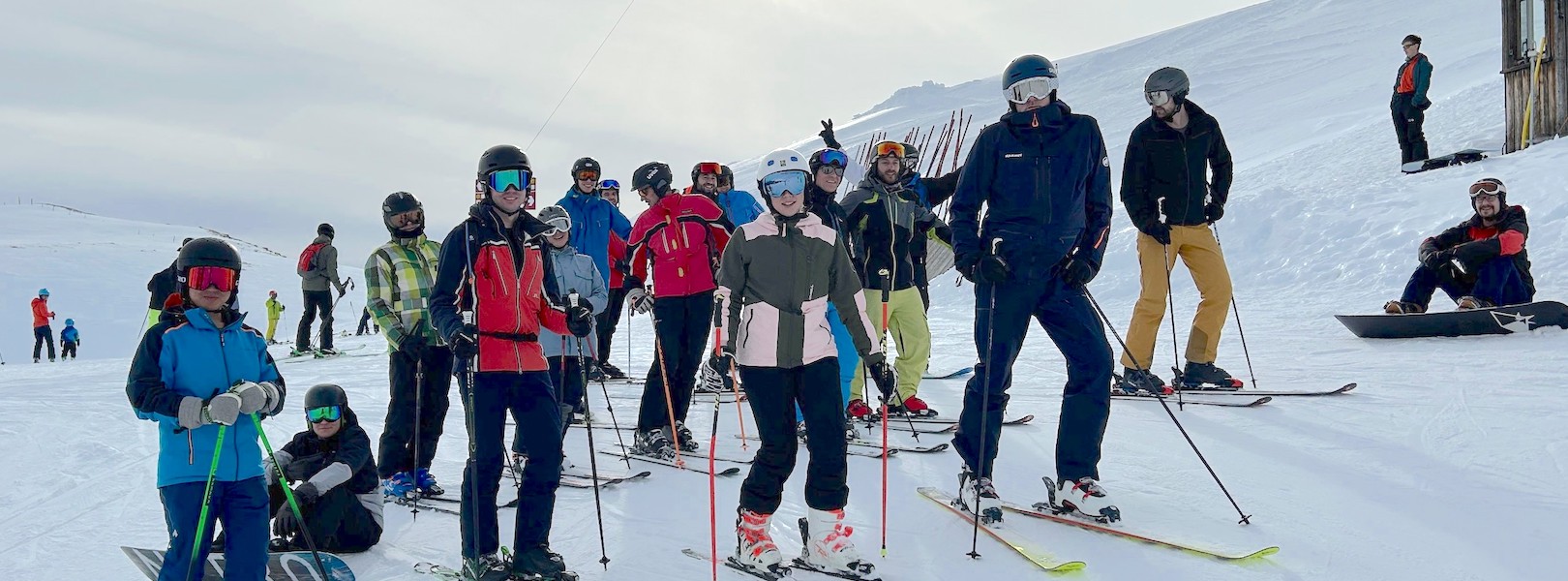 Der allererste Skitag der HSE•AG